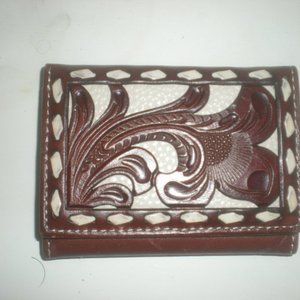 NOCONA Brand  Wallet  Billfold   Brown Leather  NWOT